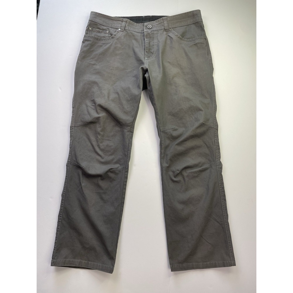 Kuhl Pants 38x30 Outdoor Hiking Lightweight Mobility Performance Grey Kanvus